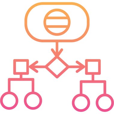 Modern bir simgenin vektör illüstrasyonu