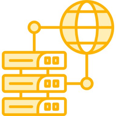 genel bağlantı vektör çizgisi renk simgesi