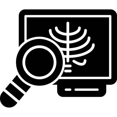 Ara. Web simgesi basit illüstrasyon