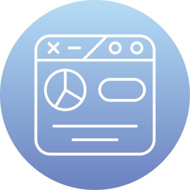 Radyo. Web simgesi basit illüstrasyon