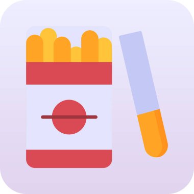 Yemek. Web simgesi basit illüstrasyon