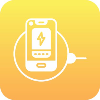 Pil simgesinin vektör illüstrasyonu