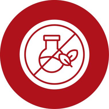 sigara içilmeyen vektör simgesi modern basit tasarım