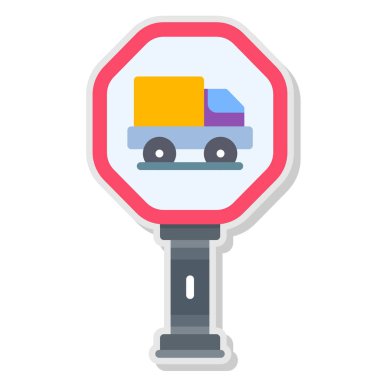 araba park vektörü ikonu tasarımı düz illüstrasyon