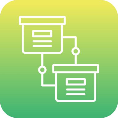 Kişisel ve ticari vektör simgesi.