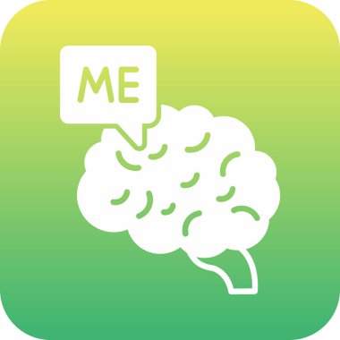 İnsan beyninin vektör çizimi