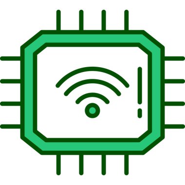 Kablosuz. Web simgesi basit tasarım
