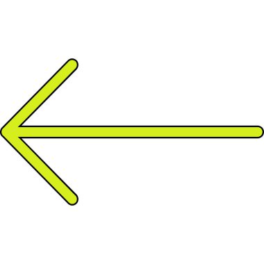 Yöne doğru vektör simgesi