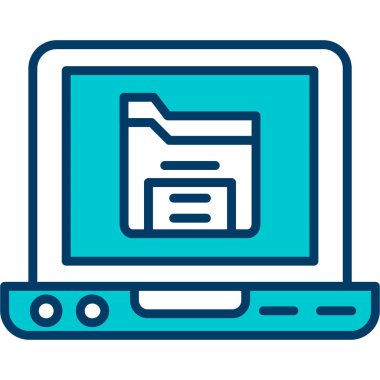 belge ve kontrol listesi vektör illüstrasyon tasarımı içeren dizüstü bilgisayar