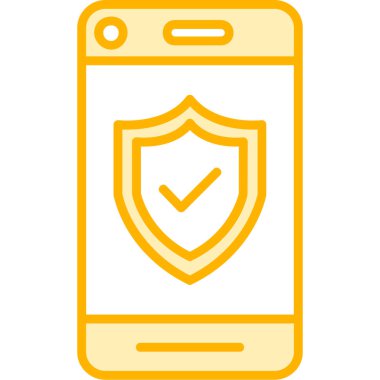 Akıllı telefon. Web simgesi basit tasarım