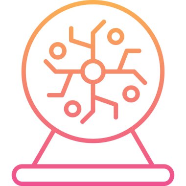 Saat. Web simgesi basit illüstrasyon