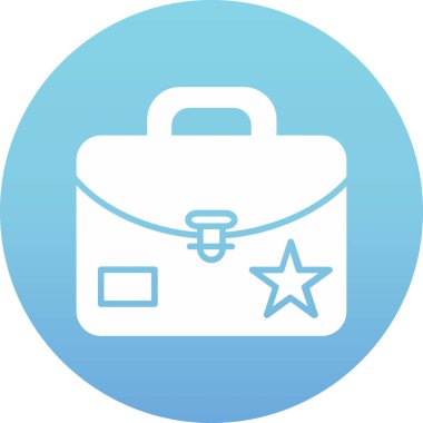 çanta simgesi, vektör illüstrasyon tasarımı