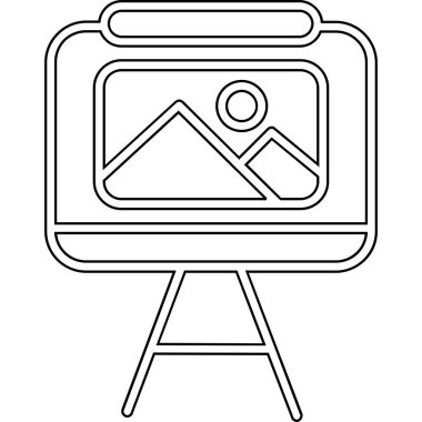 kamera simgesi vektör illüstrasyonu