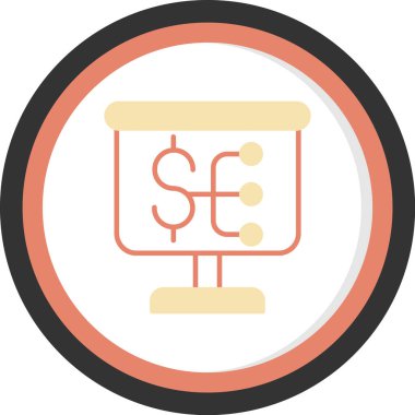 Modern simgenin vektör illüstrasyonu