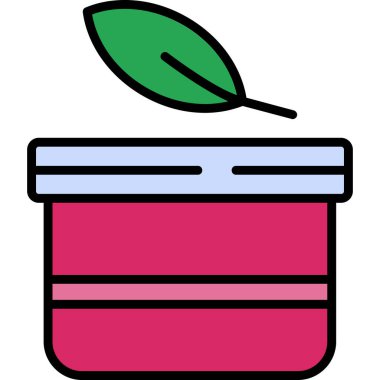 bitki simgesi vektör illüstrasyonu