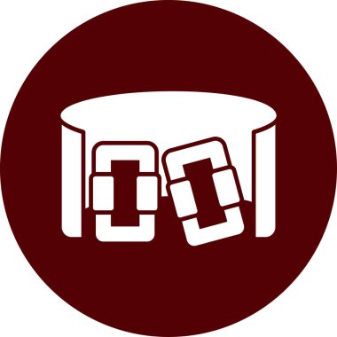 Fıçı. Web simgesi basit illüstrasyon