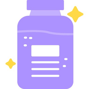 ilaç şişesi web simgesi basit tasarım