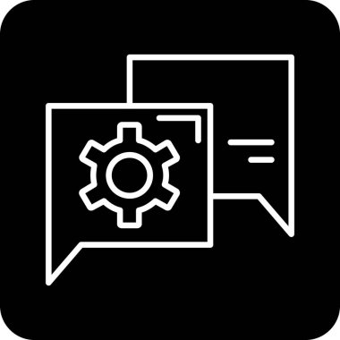 Simge, vektör illüstrasyonu ayarlanıyor