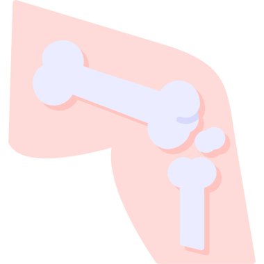 Bir insan gövdesi simgesinin vektör illüstrasyonu