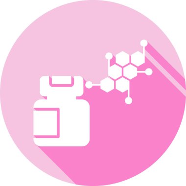 Basit vektör simgesi, mikroskop çizimi