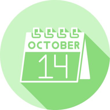 Bir takvimin düz biçim simgesi - Kasım