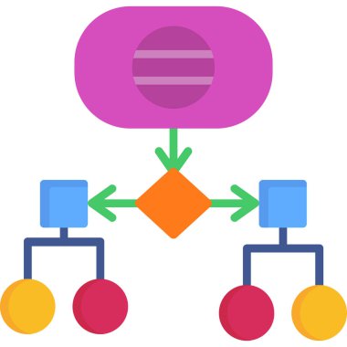 Modern simgenin vektör illüstrasyonu