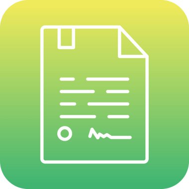 güzel dosya dosyası vektör çizgisi simgesi