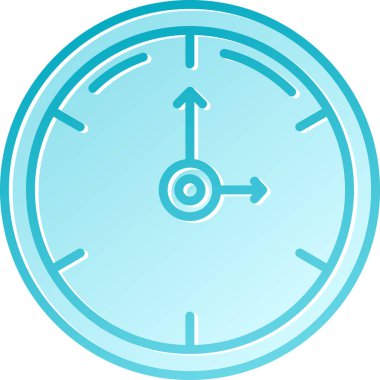 Saatin vektör illüstrasyonu