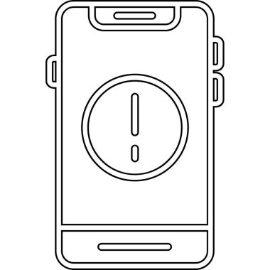 akıllı telefon teknolojisi simgesi resmi