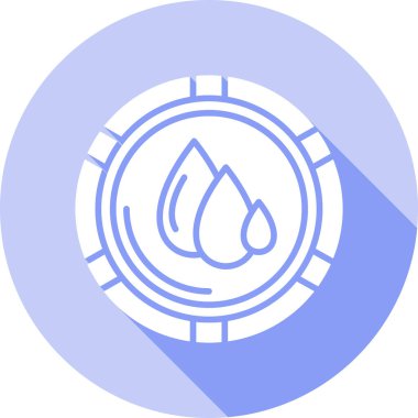 Bir gaz simgesinin vektör illüstrasyonu