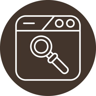 seo modern simgesinin vektör illüstrasyonu