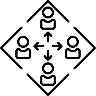 şebeke. Web simgesi basit illüstrasyon