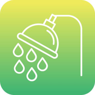 Su musluğu simgesinin vektör illüstrasyonu