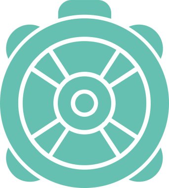 Bir cankurtaran simgesinin vektör illüstrasyonu