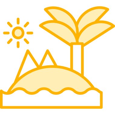 Şirin bir çizgi film simgesinin vektör çizimi