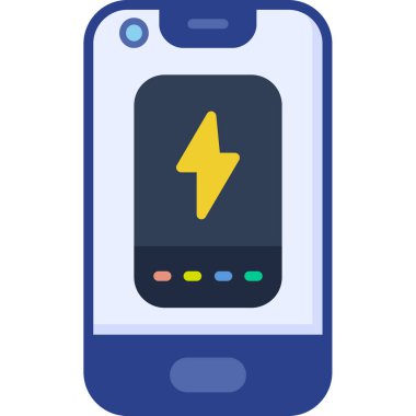 Pil. Web simgesi basit illüstrasyon