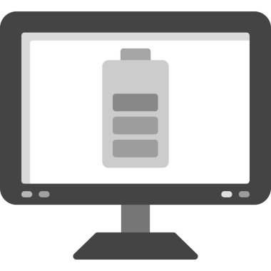 pil simgesi, vektör illüstrasyonu