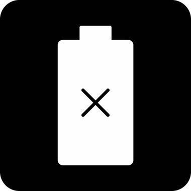 pil simgesi, vektör illüstrasyonu