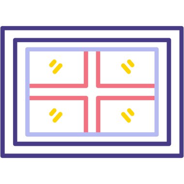 Seo simgesinin vektör illüstrasyonu