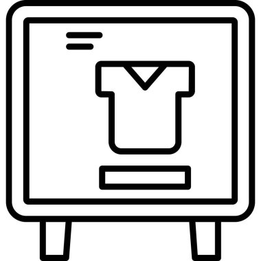 ATM 'de. Web simgesi basit tasarım