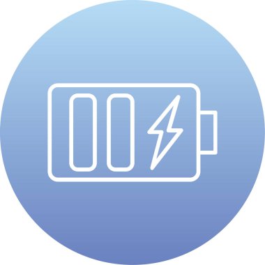 Pil. Web simgesi basit illüstrasyon