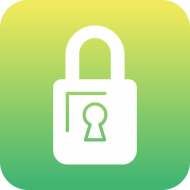 vektör asma kilit simgesi