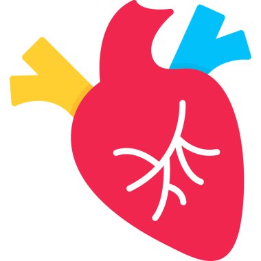 İnsan anatomisi kalp simgesi