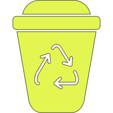 ok simgesi olan geri dönüşüm kutusu