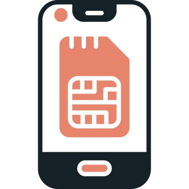 mobil ödeme düz vektör simgesi