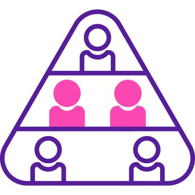 grup insanları ana hatlar biçiminde grup simgesi