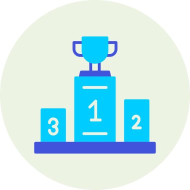 Kupa. Web simgesi basit tasarım