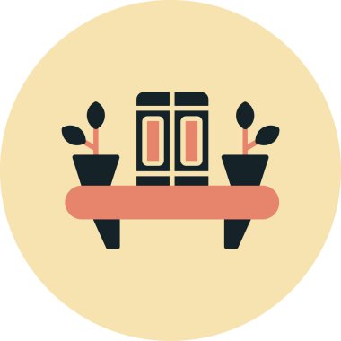 Bitki. Web simgesi basit illüstrasyon