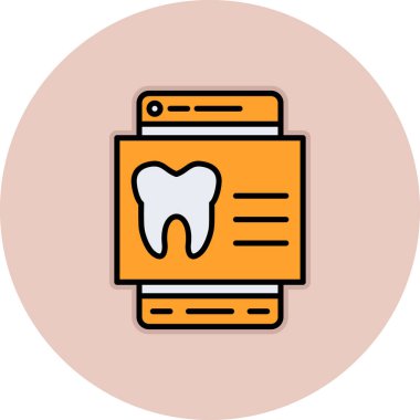 Diş vektör simgesi