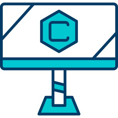 Modern b 'nin vektör illüstrasyonu eksik simgesi